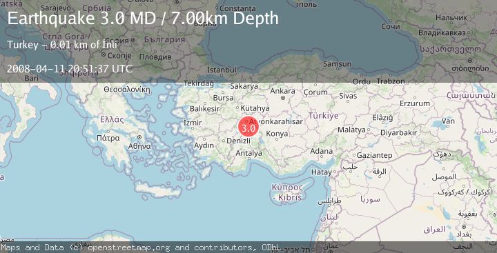 Map of WESTERN TURKEY