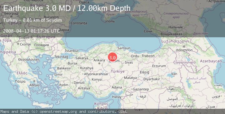 Map of CENTRAL TURKEY