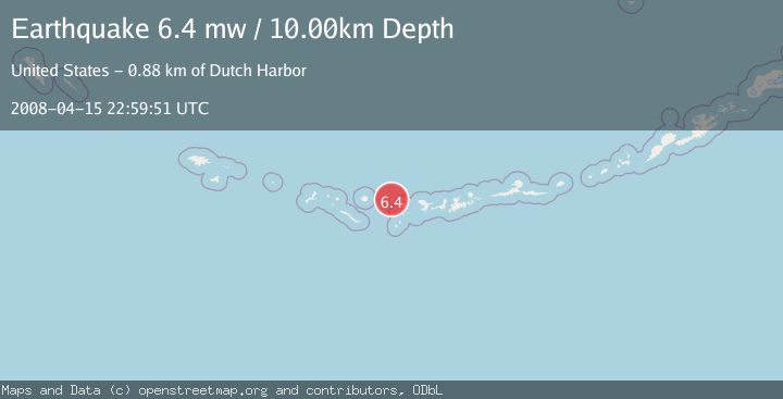 Map of ANDREANOF ISLANDS, ALEUTIAN IS.