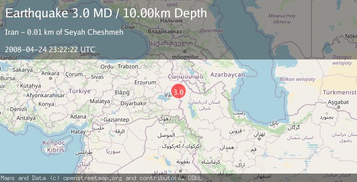 Map of TURKEY-IRAN BORDER REGION