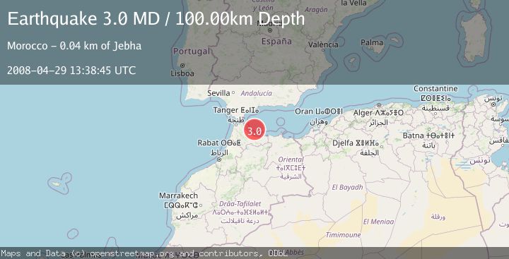 Map of STRAIT OF GIBRALTAR