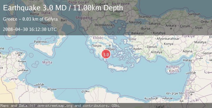 Map of SOUTHERN GREECE