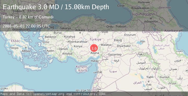 Map of CENTRAL TURKEY