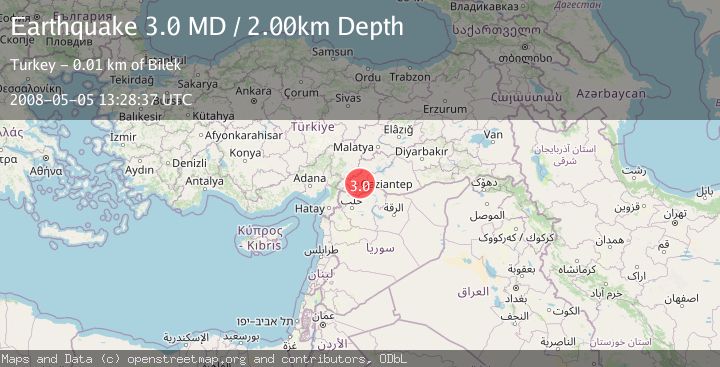 Map of CENTRAL TURKEY