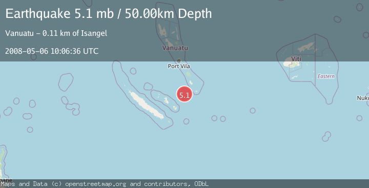 Map of LOYALTY ISLANDS
