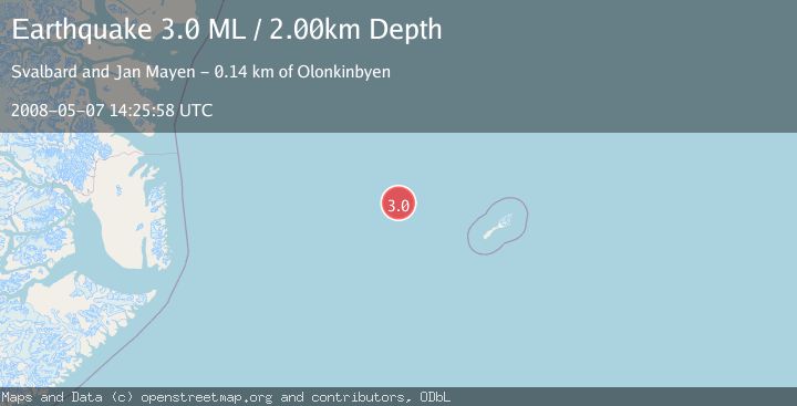 Map of JAN MAYEN ISLAND REGION