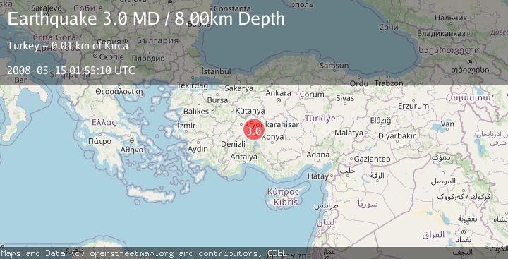 Map of WESTERN TURKEY