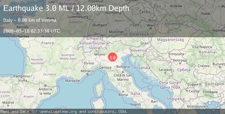 Map of NORTHERN ITALY