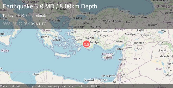Map of WESTERN TURKEY