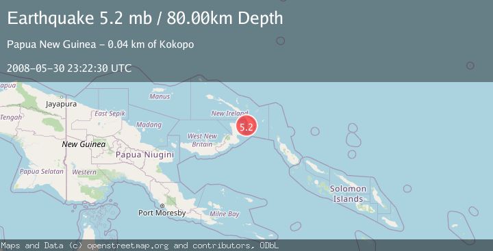 Map of NEW BRITAIN REGION, P.N.G.