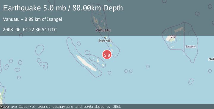 Map of LOYALTY ISLANDS