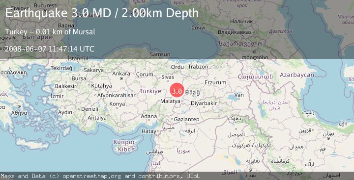 Map of CENTRAL TURKEY