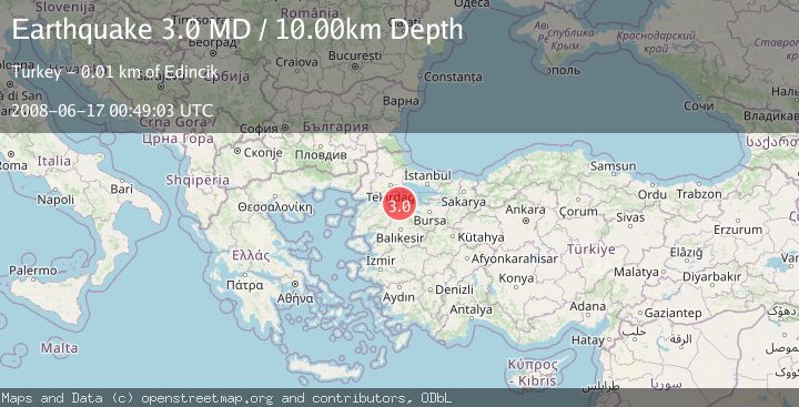 Map of WESTERN TURKEY