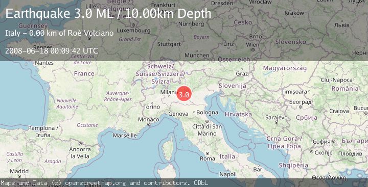 Map of NORTHERN ITALY
