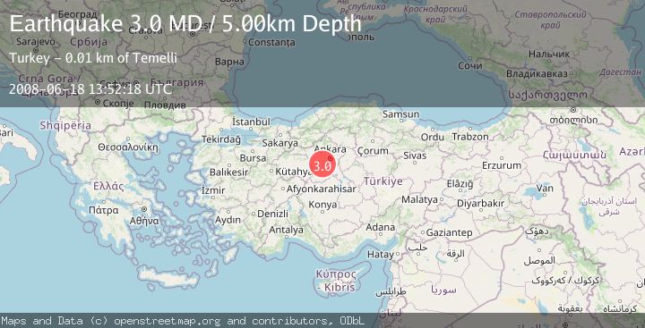 Map of CENTRAL TURKEY