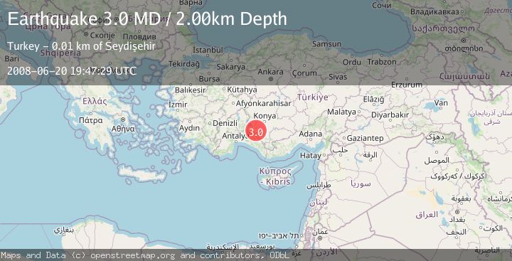 Map of WESTERN TURKEY