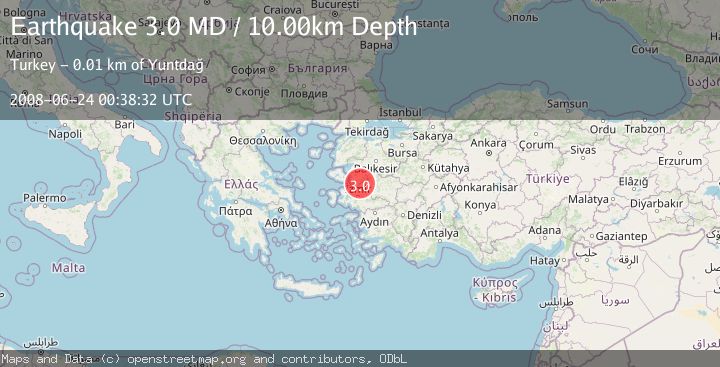 Map of WESTERN TURKEY
