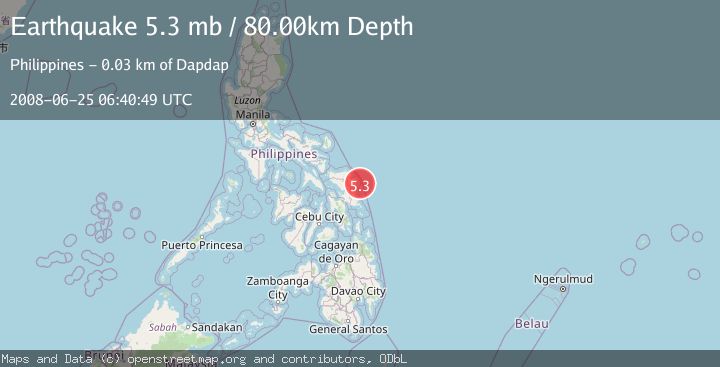 Map of SAMAR, PHILIPPINES