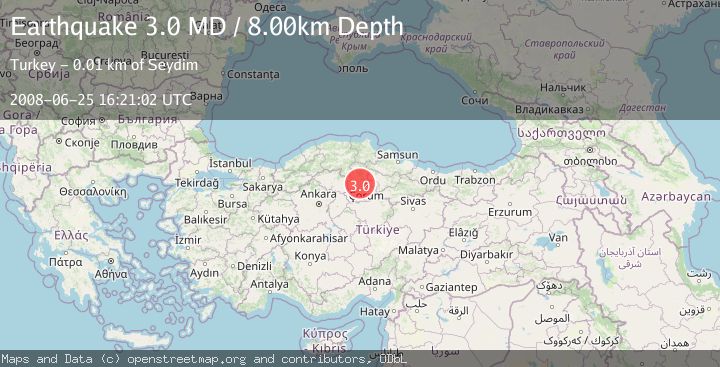 Map of CENTRAL TURKEY