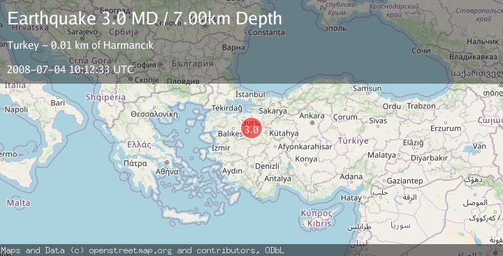 Map of WESTERN TURKEY