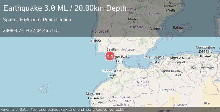 Map of STRAIT OF GIBRALTAR