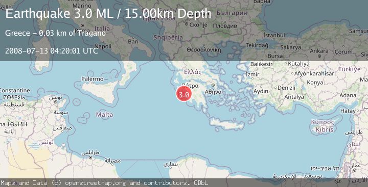 Map of SOUTHERN GREECE