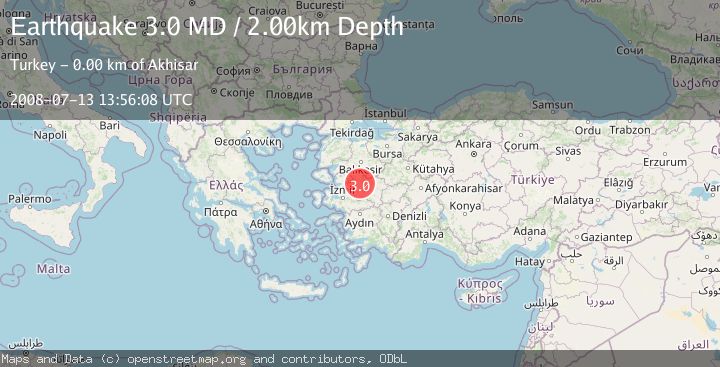 Map of WESTERN TURKEY