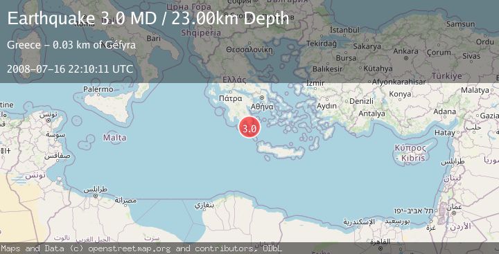 Map of SOUTHERN GREECE