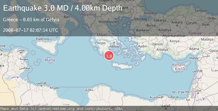 Map of SOUTHERN GREECE
