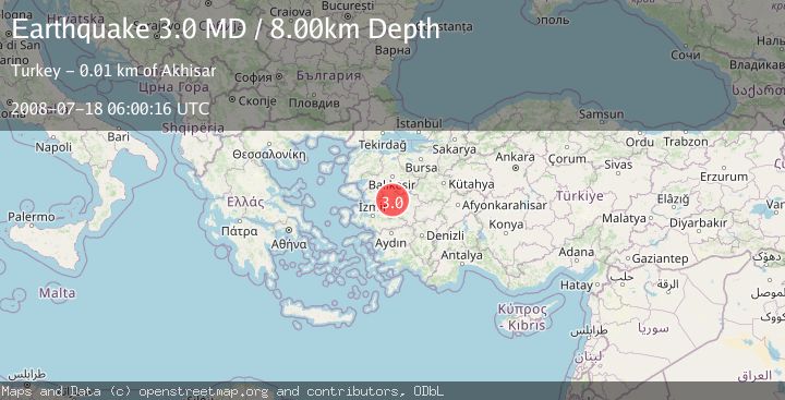 Map of WESTERN TURKEY
