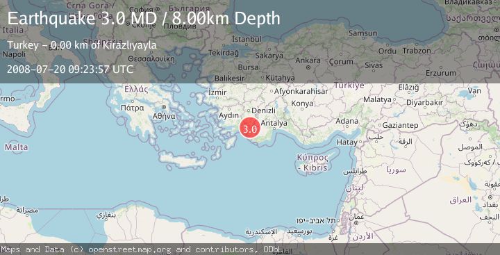 Map of WESTERN TURKEY
