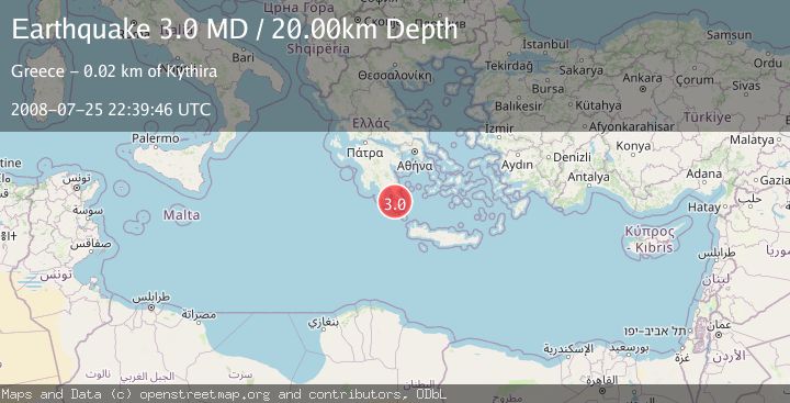 Map of SOUTHERN GREECE