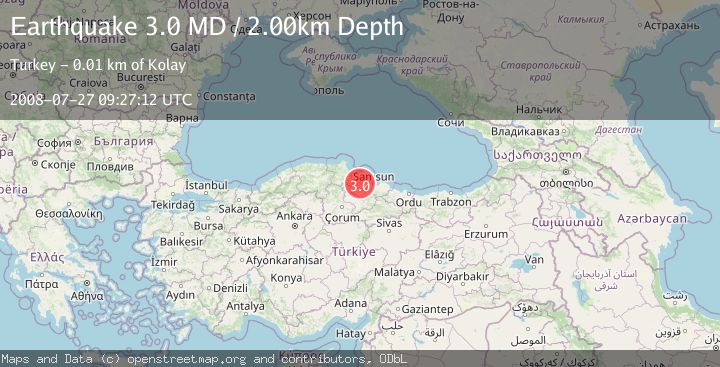 Map of CENTRAL TURKEY