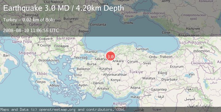 Map of WESTERN TURKEY