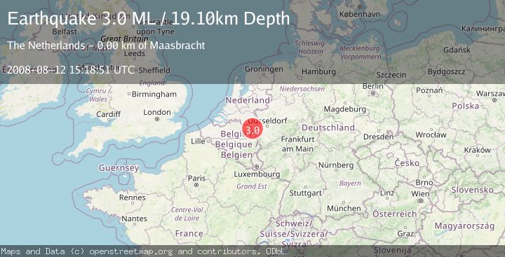 Map of THE NETHERLANDS