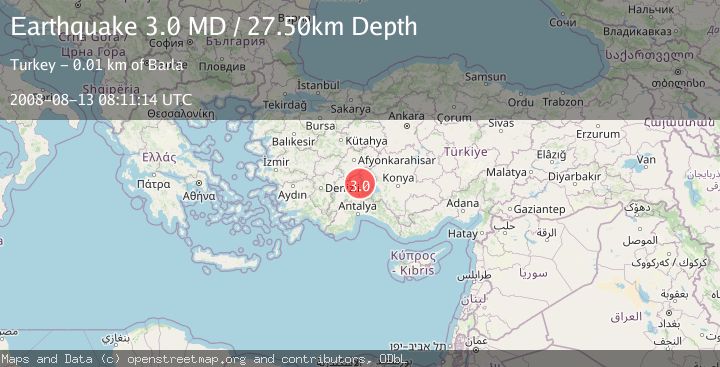 Map of WESTERN TURKEY