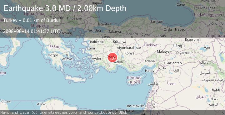 Map of WESTERN TURKEY