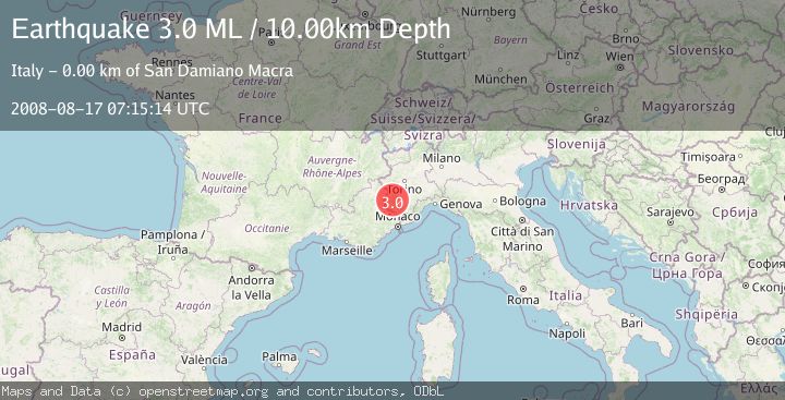 Map of NORTHERN ITALY