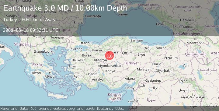 Map of CENTRAL TURKEY