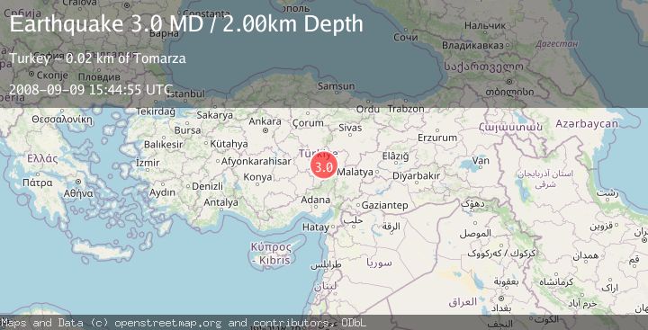 Map of CENTRAL TURKEY