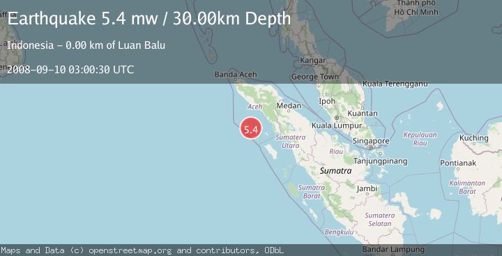 Map of SIMEULUE, INDONESIA