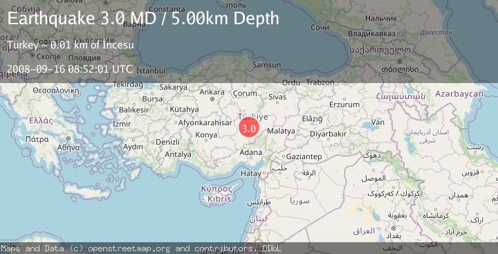 Map of CENTRAL TURKEY