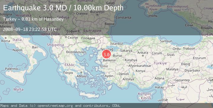 Map of WESTERN TURKEY
