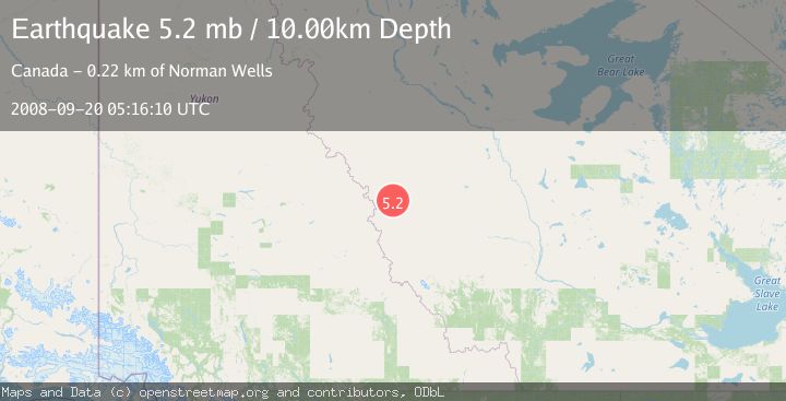 Map of NORTHWEST TERRITORIES, CANADA