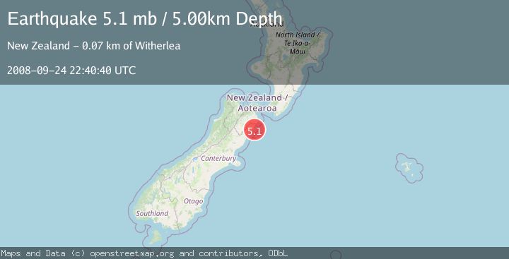 Map of SOUTH ISLAND OF NEW ZEALAND