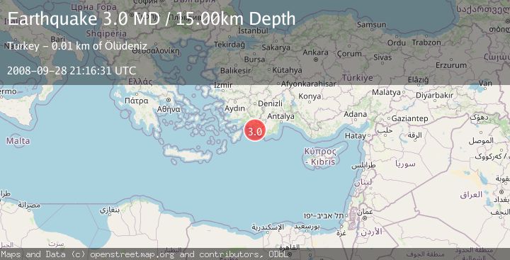 Map of WESTERN TURKEY