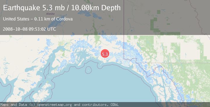 Map of SOUTHERN ALASKA