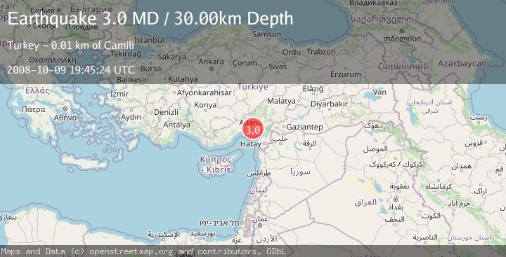 Map of CENTRAL TURKEY