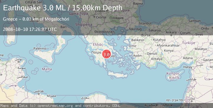 Map of SOUTHERN GREECE