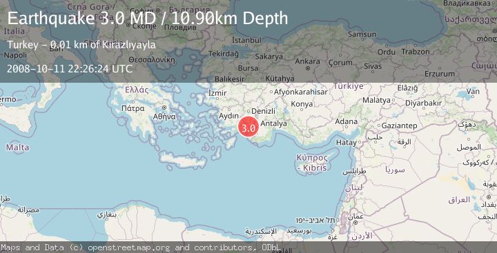 Map of WESTERN TURKEY